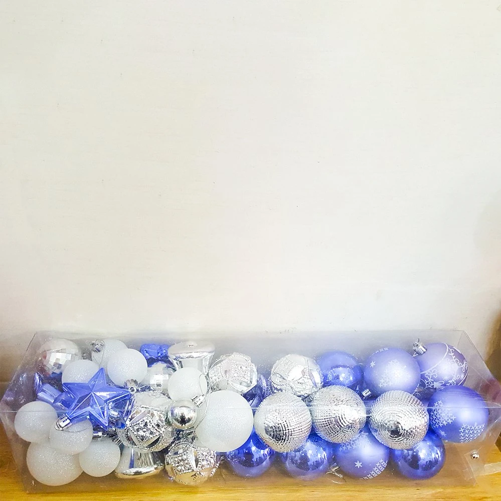 Đồ trang trí noel combo quả châu xanh treo