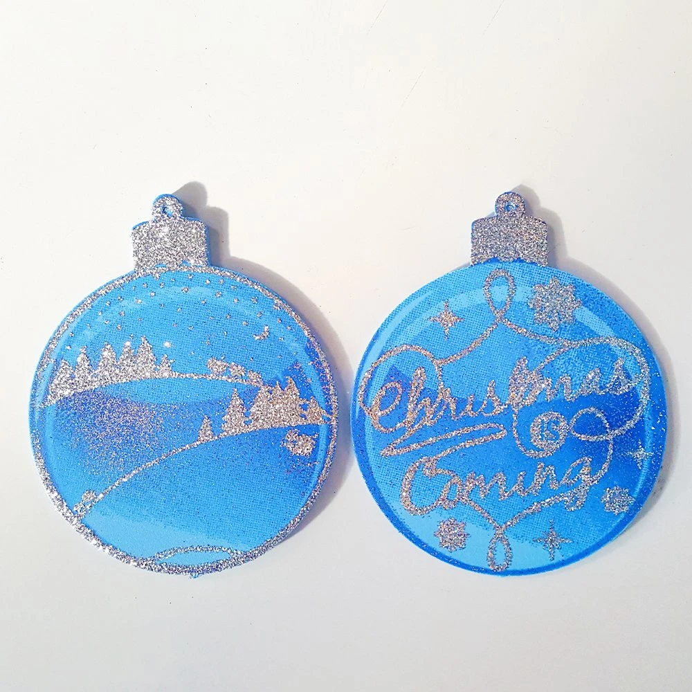 Đồ trang trí noel quả châu dán