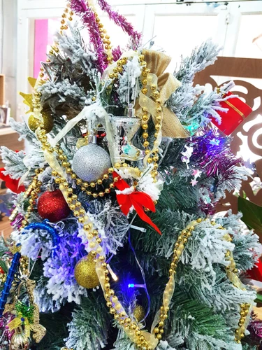 Đồ trang trí noel dây bi treo