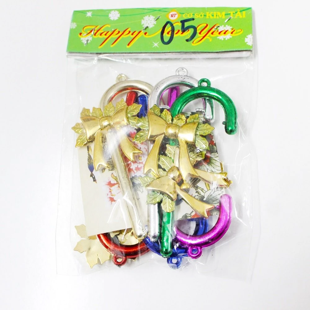 Đồ trang trí noel set 6 gậy xoắn trang trí size nhỏ