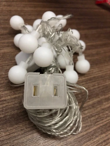 Dây đèn led trang trí bóng bi đục tròn nhiều màu 5m