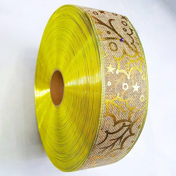 Đồ trang trí noel 10m dây ruy băng họa tiết