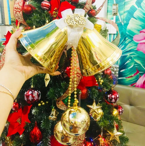 Đồ trang trí noel chuông đại và châu