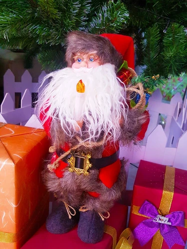 Đồ trang trí noel mô hình ông già noel pin