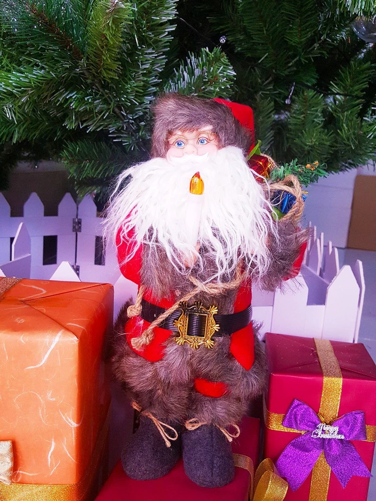 Đồ trang trí noel mô hình ông già noel pin