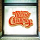 Decal trang trí merry christmas và bông tuyết 2