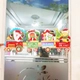 Đồ trang trí noel hình dán 2 mặt đoàn tàu noel