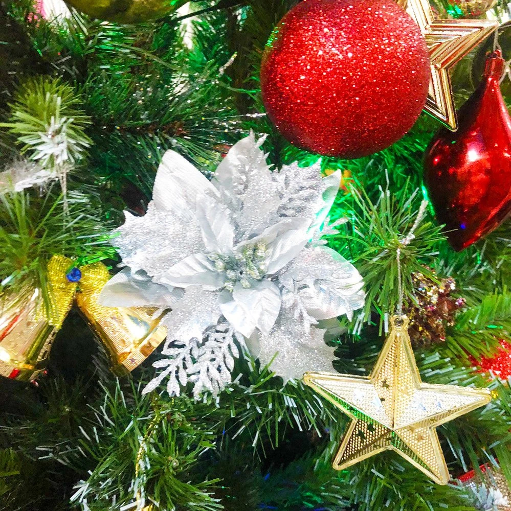 Đồ trang trí noel hoa trạng nguyên mini