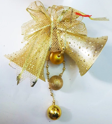Chuông đôi và châu treo trang trí noel