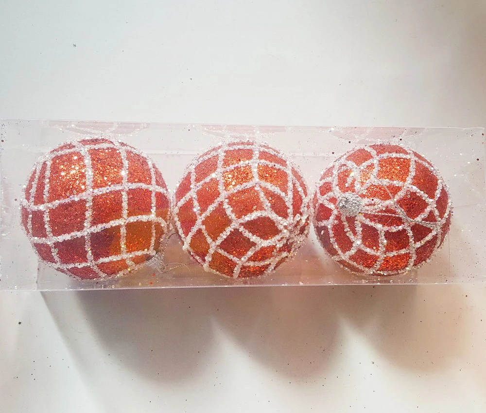 Hộp châu 3 trái trang trí noel