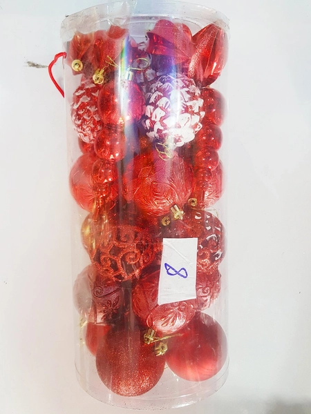 Hộp châu ống trụ size đại trang trí noel