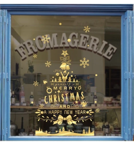 Decal trang trí Merry little Christmas 2021