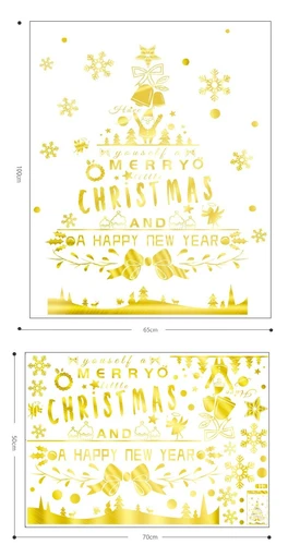 Decal trang trí Merry little Christmas 2021