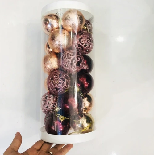 Hộp châu 3 màu họa tiết trang trí noel