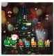 Decal trang trí noel xe lửa giáng sinh