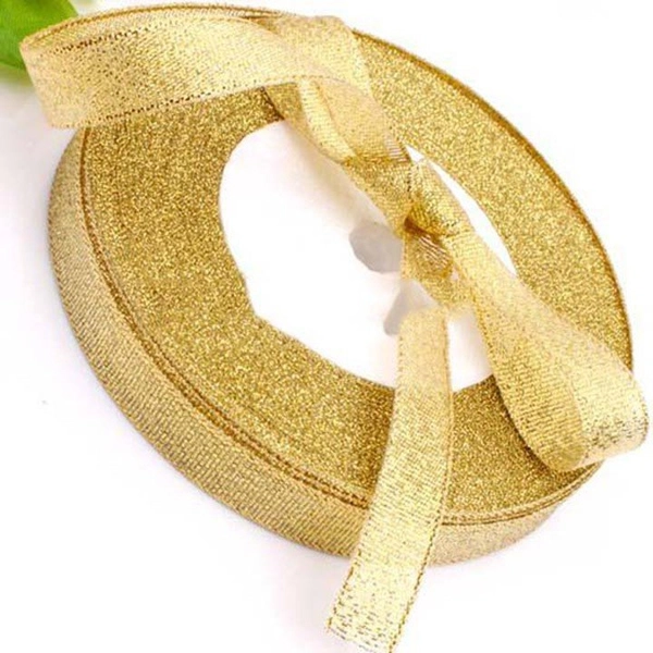 Cuộn dây ruy băng kim tuyến 4cm (1 cuộn)