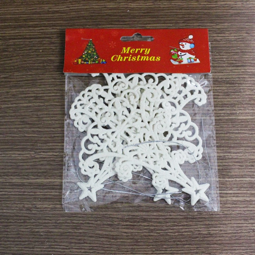 Bộ 3 cây thông nhựa trắng treo trang trí noel