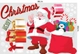 Decal trang trí noel ông già noel và hộp quà 3