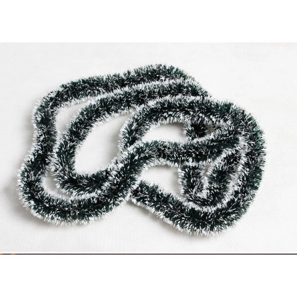 Đồ trang trí noel dây đuôi chồn đen phủ tuyết