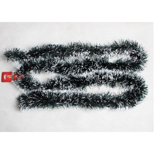 Đồ trang trí noel dây đuôi chồn đen phủ tuyết