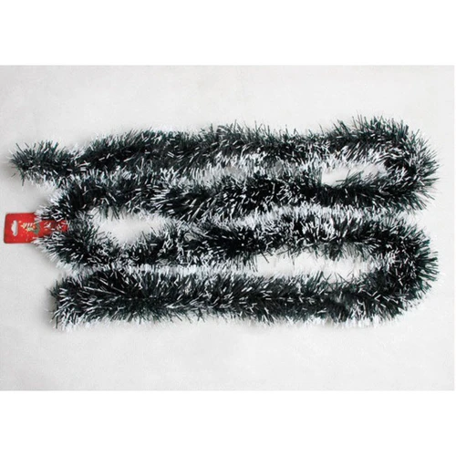 Đồ trang trí noel dây đuôi chồn đen phủ tuyết