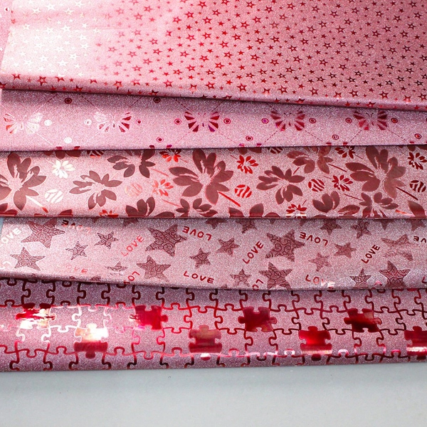 Set 5 Giấy gói quà họa tiết lấp lánh trang trí