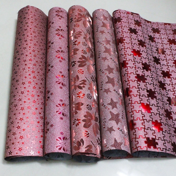 Set 5 Giấy gói quà họa tiết lấp lánh trang trí