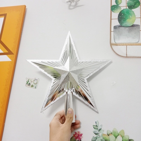 Ngôi sao đỉnh to trang trí noel