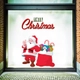 Decal trang trí noel ông già noel và nộp quà