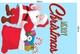 Decal trang trí noel ông già noel và nộp quà