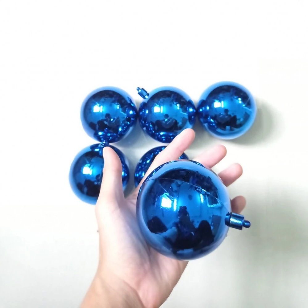 Combo 6 quả châu xanh trang trí noel