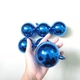 Combo 6 quả châu xanh trang trí noel