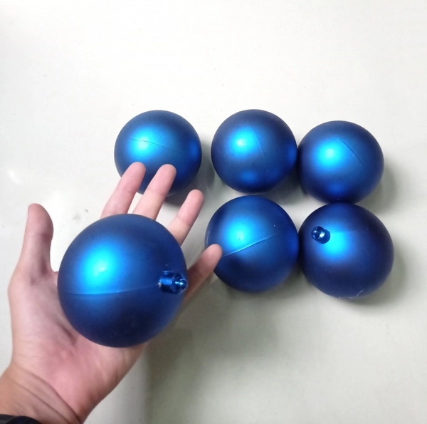 Combo 6 quả châu xanh trang trí noel