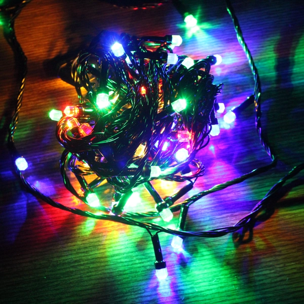 Dây đèn led  20 mét nháy nhiều màu trang trí