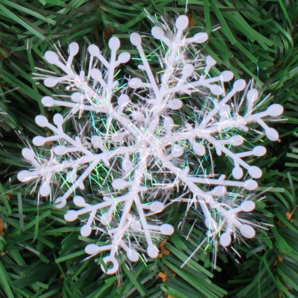 12 bông tuyết kim tuyến size 15cm trang trí noel