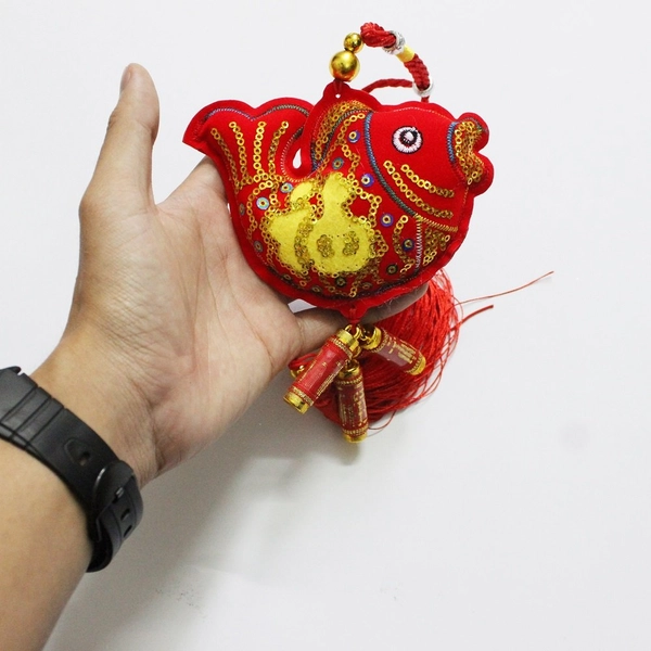 Lộc treo hình cá chép trang trí tết