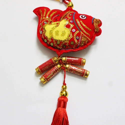 Lộc treo hình cá chép trang trí tết