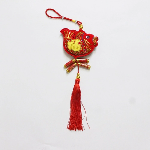 Lộc treo hình cá chép trang trí tết