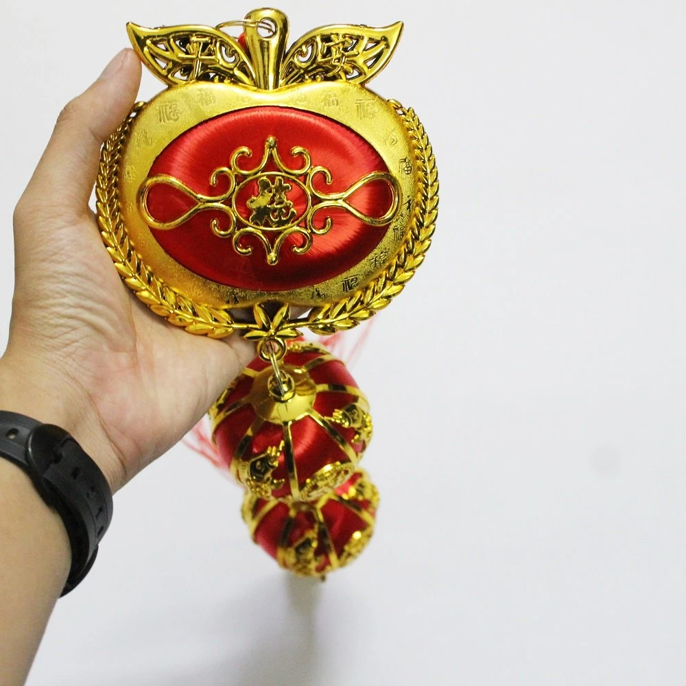 Lộc treo táo vàng kèm châu đỏ trang trí tết