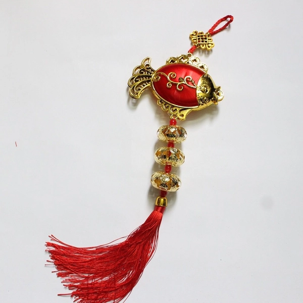 Lộc treo cá vàng kèm lục lạc trang trí tết