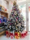 Cây thông Noel 2m1 full phụ kiện phủ tuyết mẫu 10 trang trí Noel