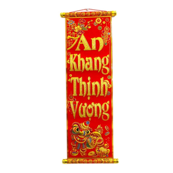 Chiếc Liễn Lớn An Khang Thịnh Vượng Trang Trí Tết