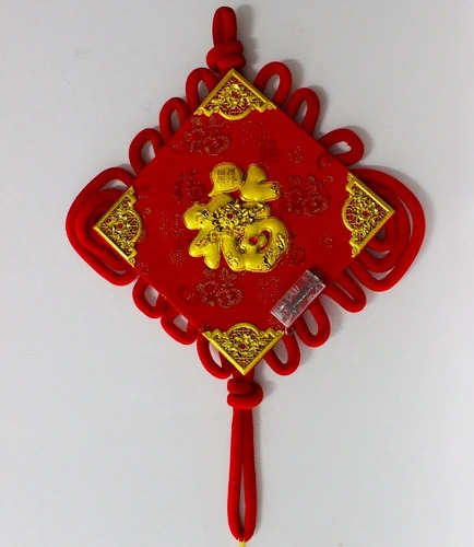 Liễn chữ phúc nhỏ có đèn trang trí tết