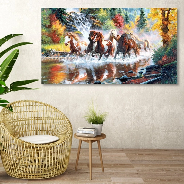 Tranh treo tường ngựa phi nước đại 4 (HG)