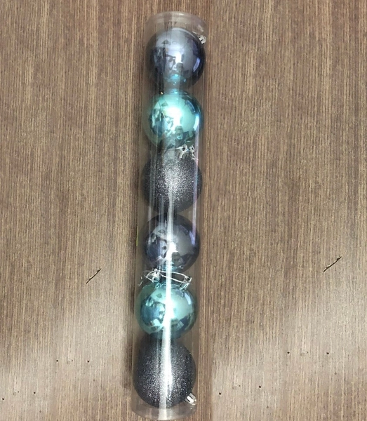 Hộp 6 trái châu 8cm trang trí