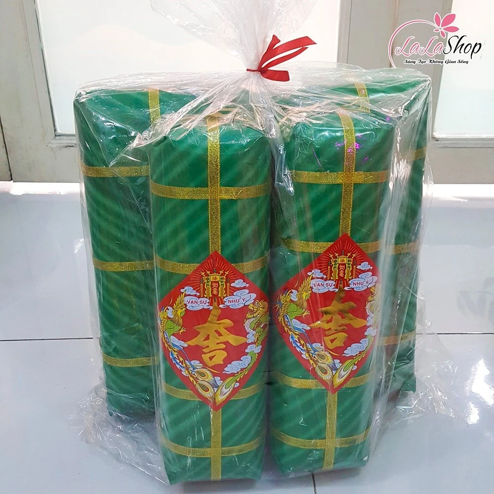 Bộ bánh trưng bánh tét trang trí tết