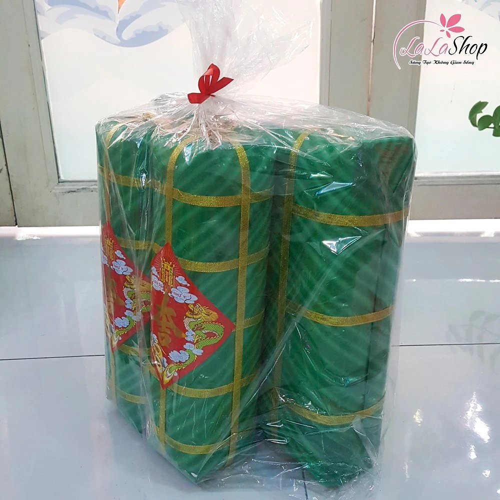 Bộ bánh trưng bánh tét trang trí tết