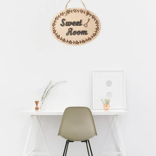 Bảng gỗ trang trí nhà handmade Sweet Room mẫu 6