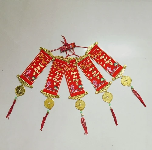 Dây lộc treo trang trí tết Vạn sự như ý (5 cái)