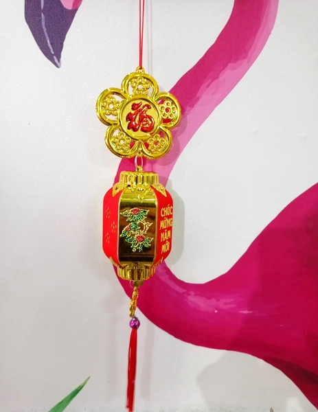 Đèn lồng treo chúc mừng năm mới trang trí tết
